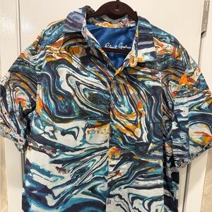 Robert Graham Colorful Mosaic Shirt